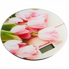 АКСИНЬЯ Весы настольные КС-6503 (Розовые тюльпаны)